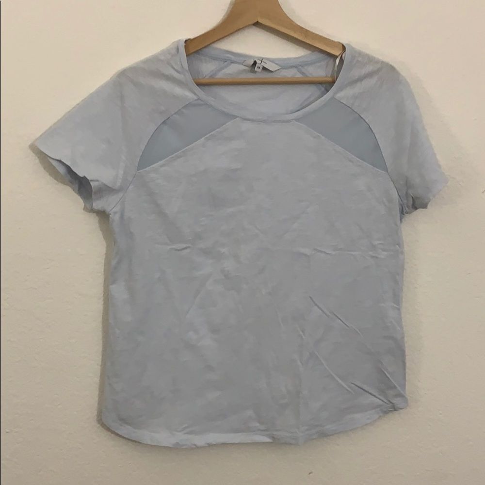 Jasper conran plus size ShortSleeve light blue top